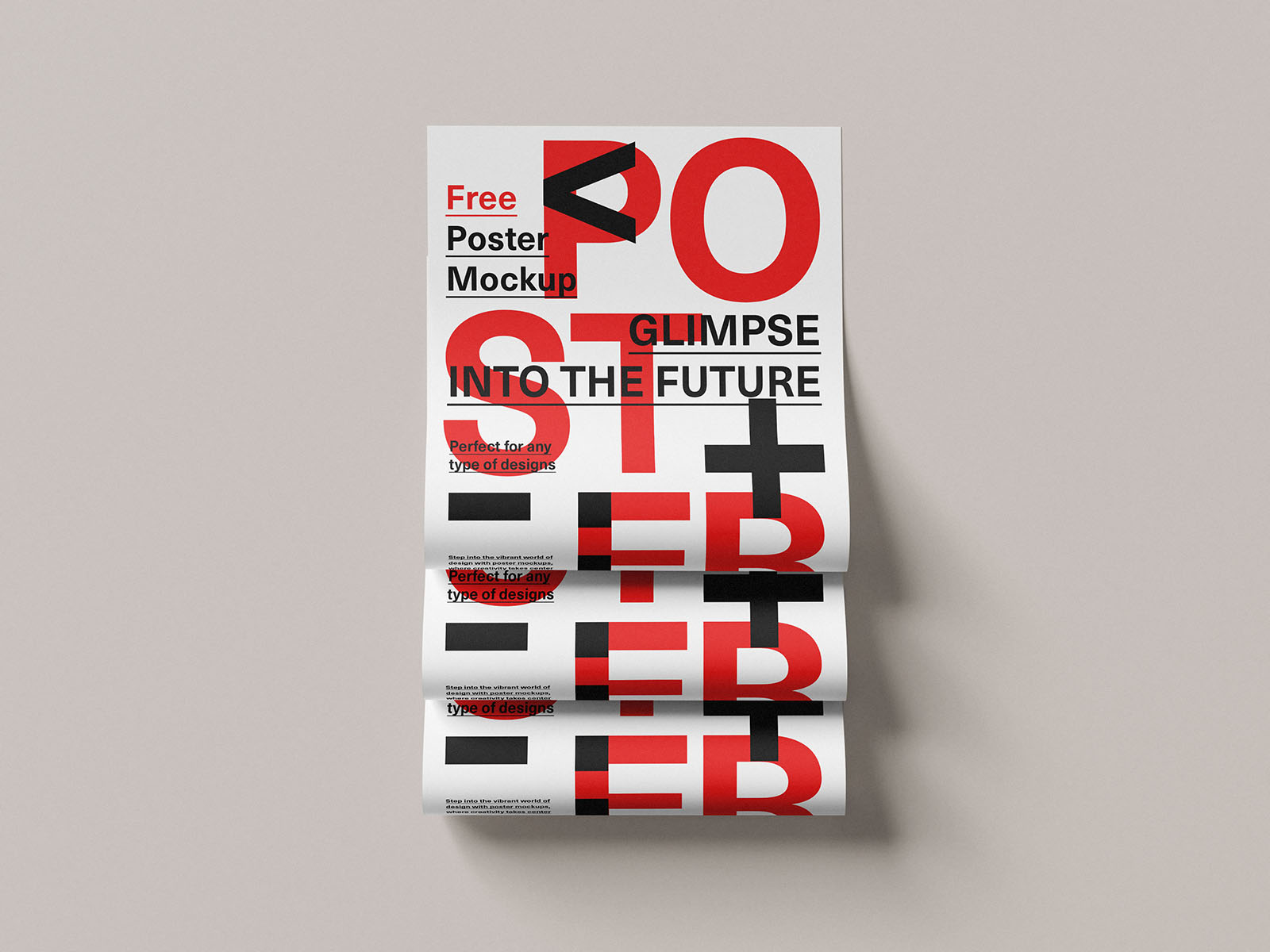 Curved Brand Poster